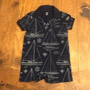 Ralph Lauren polo sail boat romper